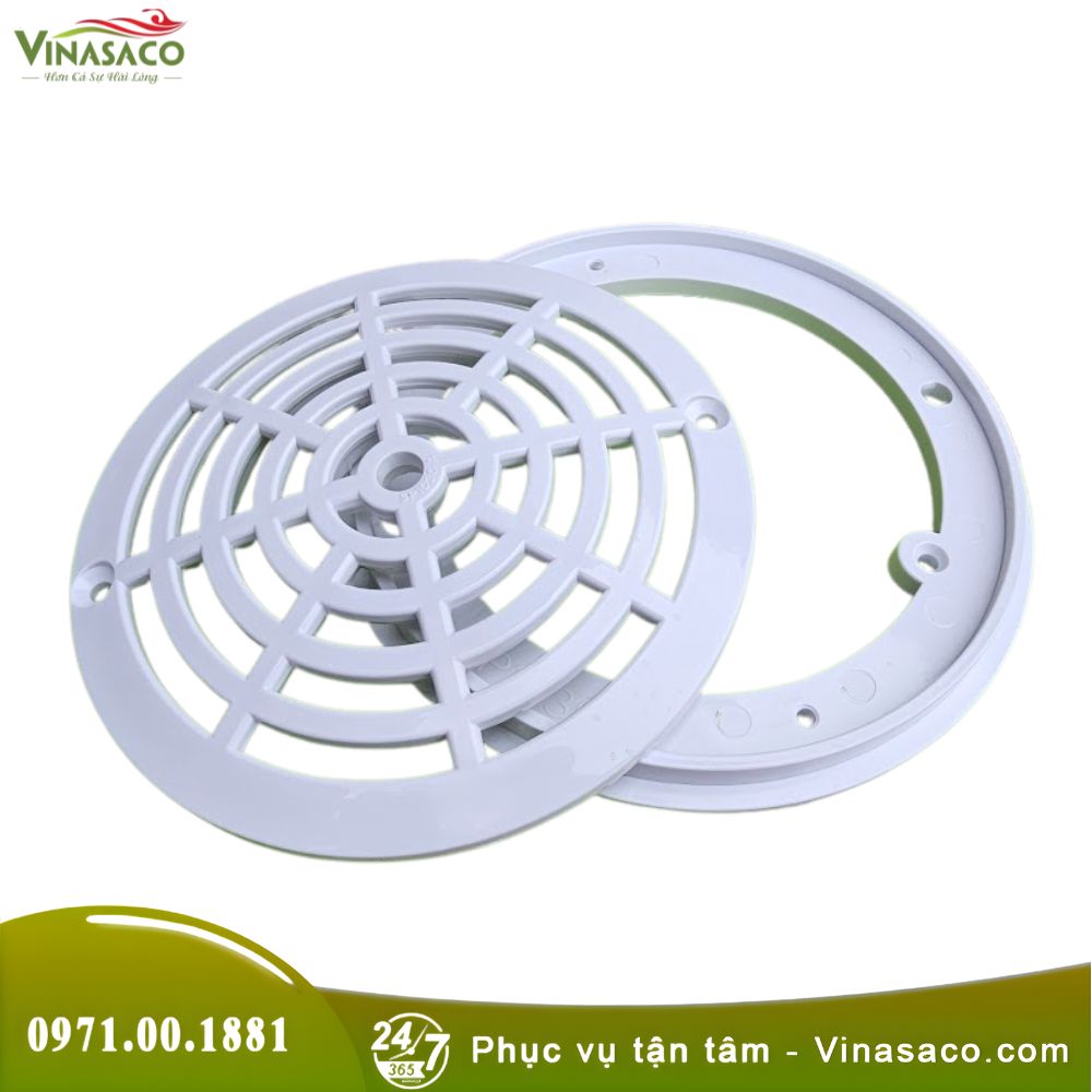 Nắp thu đáy bể bơi hình tròn